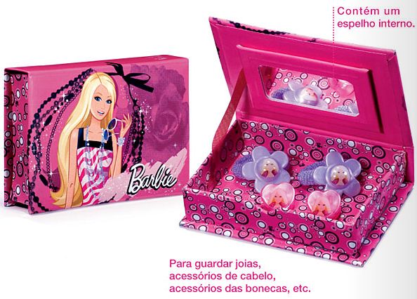 Porta- joias da barbie